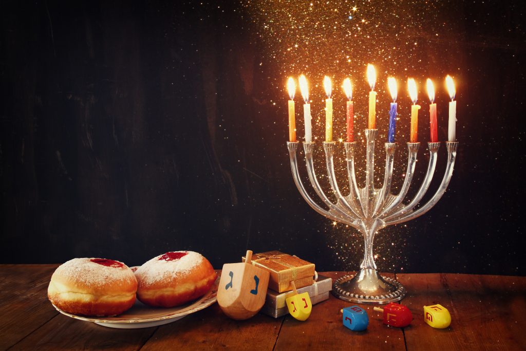 Hannukah celebration